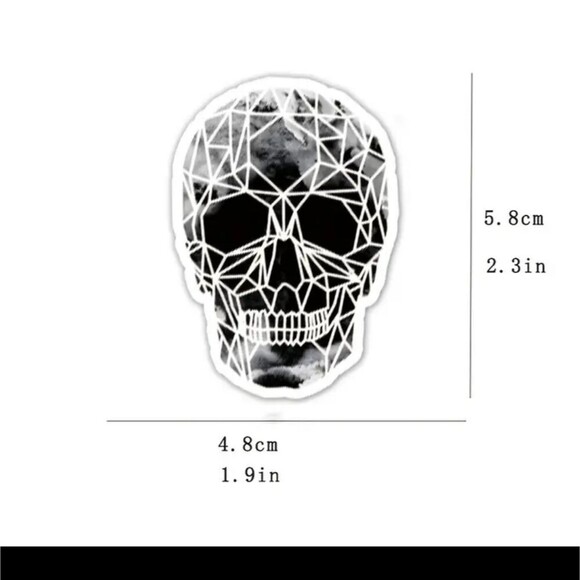 Sugar skull sticker bundle day of the dead skeleton decals - Picture 5 of 6